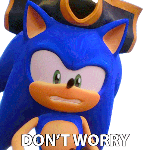 Dont Worry Sonic The Hedgehog Sticker - Dont Worry Sonic The Hedgehog Sonic Prime Stickers