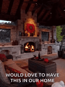 Fire Place Would Love To Have This In Our Home GIF