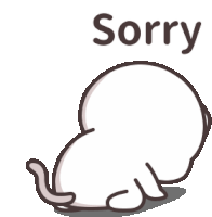Sorry Sad Sticker - Sorry Sad My Stickers