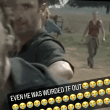 Rick Grimes Twd Even He Was Weirded Tf Out GIF - Rick Grimes Twd Even He Was Weirded Tf Out GIFs