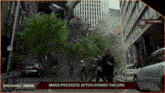 mass protests after sydney failure is being reported on breaking news channel 22