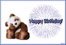 happy birthday happy birthday wishes teddy bears gif