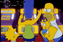 Simpsons Slot Machine Marge Gambling GIF