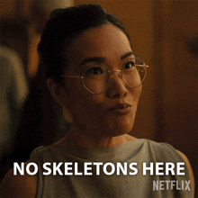 No Skeletons Here Amy Lau GIF - No Skeletons Here Amy Lau Ali Wong GIFs