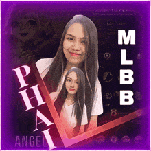 a picture of a woman with the name phaai angel on it