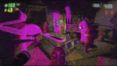 a screenshot of a video game with a score of + 100 / 100