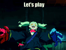Edge Runners Lets Play GIF - Edge Runners Lets Play Rebecca Egderunners GIFs
