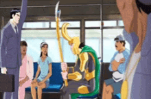 Loki Train GIF - Loki Train Comicon GIFs