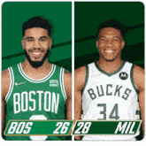 Boston Celtics (26) Vs. Milwaukee Bucks (28) First-second Period Break GIF - Nba Basketball Nba 2021 GIFs