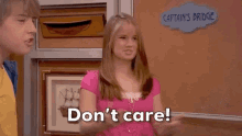 Debby Ryan Dont Care GIF - Debby Ryan Dont Care I Dont Care GIFs