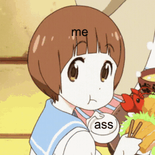 Mako Eating Ass GIF