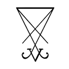a black symbol with a triangle and the letter x