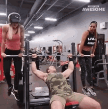 bench press bench pressing people people weights strong man workout squad