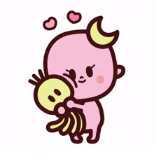 monster alien cute hug love