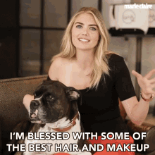 Im Blessed With Some Of The Best Hair And Makeup Kate Upton GIF - Im Blessed With Some Of The Best Hair And Makeup Kate Upton Great Team GIFs