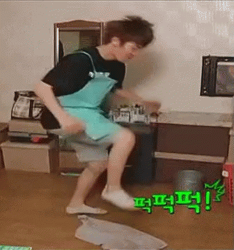 이성종 밟다 밟기 퍽퍽퍽 인피니트 GIF - Lee Sungjong Step On Step GIFs