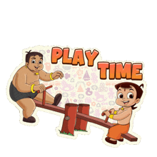 Play Time Kalia GIF - Play Time Kalia Chhota Bheem GIFs