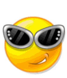 emoji smiley sunglasses shades