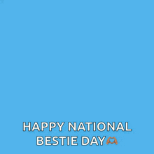 a greeting card for national bestie day