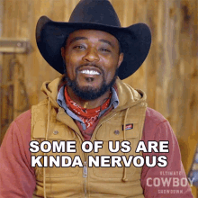 Some Of Us Are Kinda Nervous Jamon Turner GIF - Some Of Us Are Kinda Nervous Jamon Turner Ultimate Cowboy Showdown GIFs