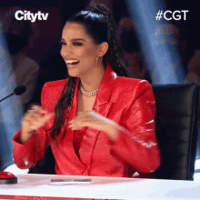 Laughing Lilly Singh GIF - Laughing Lilly Singh Canadas Got Talent GIFs