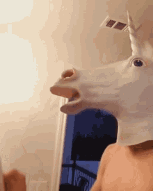 Horse Toothbrush GIF - Horse Toothbrush Mask GIFs