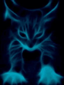 Neon Kitten Colorful Kitten GIF