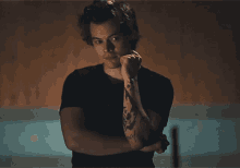 Harry Styles Handsome GIF - Harry Styles Handsome Thinking GIFs
