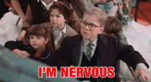 Nervous Im Nervous GIF - Nervous Im Nervous Ralphie GIFs