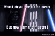 Darth Vader Learner GIF - Darth Vader Learner Master GIFs