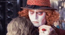 johnny depp mad hatter alice in wonderland alice through the looking glass hugs