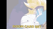 bakugan doom card set card anime