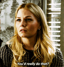 Once Upon A Time Emma Swan GIF - Once Upon A Time Emma Swan Youd Really Do That GIFs