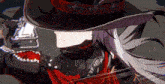 a close up of a person wearing a hat