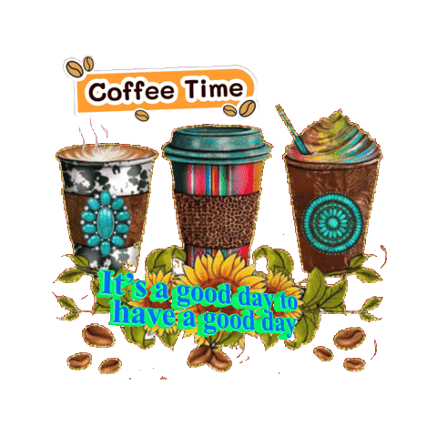 Coffee Time Sticker - Coffee Time Stickers