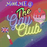 a colorful poster for the gay club in london