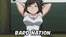 bard nation bard anime girl working out bard naysh
