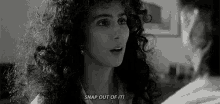 When Ur Friend Is Acting Crazy GIF - Cher Snap Out Of It Get It Together GIFs