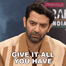 Give It All You Have Barun Sobti GIF - Give It All You Have Barun Sobti Pinkvilla GIFs
