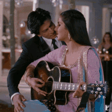 Shah Rukh Khan Katrina Kaif GIF - Shah Rukh Khan Katrina Kaif International Kiss Day GIFs