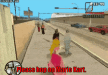 Mario Kart Mario GIF