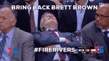 Brett Brown Sixer Fans GIF - Brett Brown Sixer Fans Firerivers GIFs