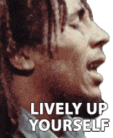 Lively Up Yourself Bob Marley Sticker - Lively Up Yourself Bob Marley Bob Marley And The Wailers Stickers