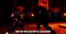 Hop On Neo Geo Battle Coliseum GIF - Hop On Neo Geo Battle Coliseum Ngbc GIFs