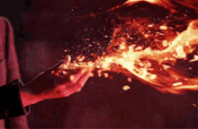 Kai Parker Fire GIF - Kai Parker Fire The Vampire Diaries GIFs