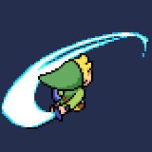 Toon Link Spin GIF - Toon Link Spin Spin Attack GIFs