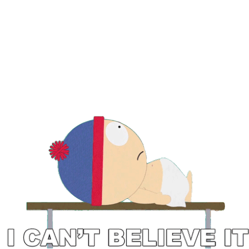 I Cant Believe It Stan Marsh Sticker - I Cant Believe It Stan Marsh South Park Stickers