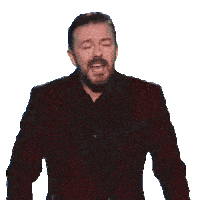 Ricky Gervais Gif Laughter Gif Sticker - Ricky Gervais Gif Laughter Gif Laughing Gif Stickers