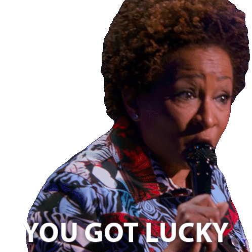 You Got Lucky Wanda Sykes Sticker - You Got Lucky Wanda Sykes Wanda Sykes Im An Entertainer Stickers
