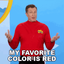 My Favorite Color Is Red Simon Wiggle GIF - My Favorite Color Is Red Simon Wiggle The Wiggles GIFs
